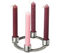 Cathedral Art (Abbey & CA Gift Personal Advent Candleholder Wreath, Purple