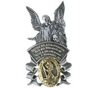 Cathedral Art (Abbey & CA Gift St. Christopher Guardian Angel Sun Visor Clip - Car and Automotive Accessories, Religious Gifts for Christians or Catholics, Charms for Travel Protection Small