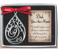 Cathedral Art Dad Teardrop (Abbey & CA Gift) Memorial Ornament (TDO102)