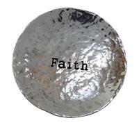 Cathedral Art Faith Bright Metal Trinket Dish, One Size
