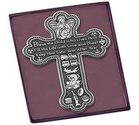 Cathedral Art PMC101 Bless This Boy Baby Cross, 5-1/2-Inch High