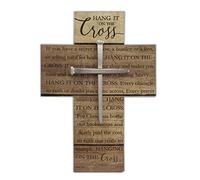 Cathedral Art Wall Hang It On The Cross, Multicolored, One Size