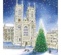 Cathedral Boxed Christmas Cards - Set of 8 Embossed Foiled Xmas Cards