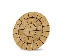 Cathedral Circle Kit 1.8M Barley - Bowland Stone - Circular Garden Patio Feature Kit