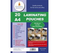 Cathedral Laminating Pouch A4 2x125 Micron Gloss (Pack 20) - LPA425020