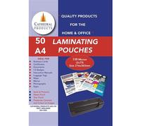 Cathedral Laminating Pouch A4 2X75 Micron Gloss (Pack 50) - Lpa416050