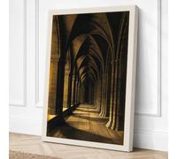 Cathedral Light Industrial Canvas Wall Art Print 30x20 Inch (76 x 51 cm)