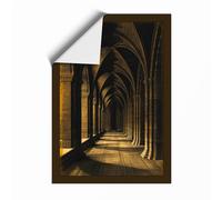 Cathedral Light Industrial Unframed Wall Art Print A3 (42×29.7cm), Wall Decor for Living Room, Bedroom, Office & Home, Art Gift