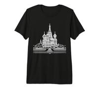 Cathedral Line Art Architecture Fan Premium T-Shirt