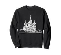 Cathedral Line Art Russia Sweatshirt