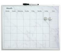 Cathedral Marble Effect Magnetic Calendar Board -40.5 x 51cm
