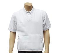 Cathedral Mens White Bowlers Bowling Jersey Fleece Slipover Tank Top Sleeveless Jumper Brushed Back Sweatshirt Fabric Soft And Warming For Indoor And Outdoor Lawn Flat Green Bowls (Small)
