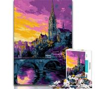 Cathedral of Bern Switzerland Jigsaw Puzzles for Teenagers 1000 Pieces,Challenging Game Gifts for Is Ideal As A Gift for The Whole Family (50x75cm)