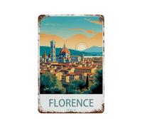 Cathedral of Santa Maria Del Fiore Florence，Tin Sign Metal Tin Sign/Metal Plaque Tin Sign Metal Sign(15x30cm）6x12 inch-S73