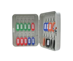 Cathedral Products 20 Key Capacity Lockable & Wall Mountable Key Cabinet, White