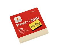 Cathedral Products 76 x 76mm Classic Yellow Sticky Notes - 100 Sheets per Pad