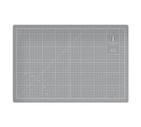 Cathedral Products A3 Double-Sided Self-Healing Cutting Mat | 3mm Thick | Metric and Imperial Grids | Grey