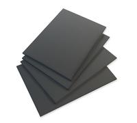 Cathedral Products Black 5mm Foamboard - A4 Size (210 x 297mm) - Pack of 20