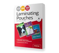 Cathedral Products Pack of 100 A4 Gloss Laminating Pouches 250 Micron