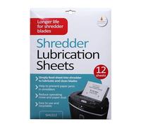 Cathedral Products Pack of 12 Shredder Lubrication Sheets - Great alternative to messy oil