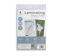 Cathedral Products Pack of 20 A4 Gloss Laminating Pouches 250 Micron