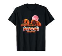 Cathedral Rock Sedona Arizona Vintage Retro Travel Hiking T-Shirt