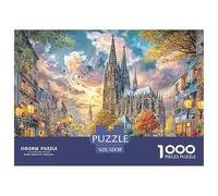 Cathedral StreetPremium Jigsaw Puzzles for Adults A 1000-Piece Advanced-Level Set Featuring Challenging And Educational Games - Designed As The Jigsaw Puzzles for Adults And Mature Kids