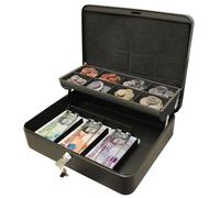 Cathedral Ultimate Cash Box 300mm (12 Inch) Key Lock Black - CBDLBK