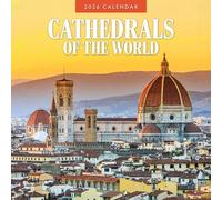 Cathedrals of the World - 2026 Square Wall Calendar - by Red Robin Publishing