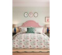 National Trust by Sanderson Catherinae 100% Cotton Percale 180 Thread Count Duvet Cover Set