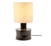 Catherine Ceramic Table Lamp Black one size