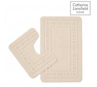 Catherine Lansfield 2 Piece Bath Sets - Armoni - Cream