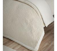 Catherine Lansfield Amelia Jacquard 220X230Cm Bedspread Cream