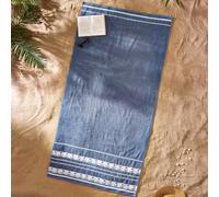 Catherine Lansfield Anchors 90x180cm Cotton Extra Large Beach Towel Blue