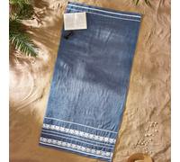 Catherine Lansfield Anchors Cotton Extra Large Beach Towel - Blue