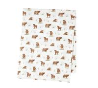 Catherine Lansfield Angus Highland Cow Kitchen TableCloth Apron Towels Placemats