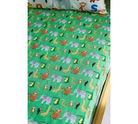 Catherine Lansfield Animal Magic Junior Fitted Sheet Green
