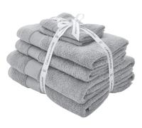 Catherine Lansfield Anti bacterial 100% Cotton 500GSM 6pc Towel Bale 7 Colours