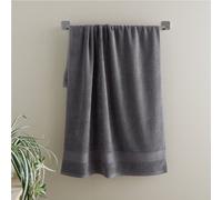 Catherine Lansfield - Bath Towel - Cotton - Anti-Bacterial - Charcoal