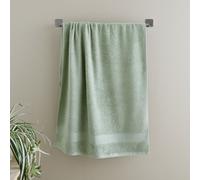 Catherine Lansfield Anti Bacterial Soft & Absorbent Cotton Bath Sheet Sage Green