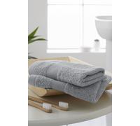 Catherine Lansfield 'Anti Bacterial' Cotton Towels in Silver Catherine Lansfield Silver