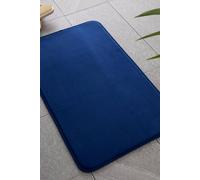 Catherine Lansfield 'Anti- Bacterial Memory Foam' Bath Mat in Navy Catherine Lansfield Navy