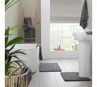 Catherine Lansfield - 6-Piece Cotton Towel Bale - Anti-Bacterial, One Size - Charcoal