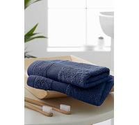 Catherine Lansfield Anti Bacterial Towel Range Navy