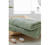 Catherine Lansfield Anti Bacterial Towel Range Sage
