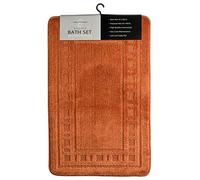 Catherine Lansfield Armoni Bath Mat and Pedestal Set Blue