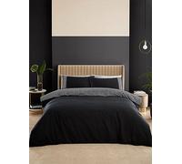 Catherine Lansfield Artemis Greek Key Duvet Cover Set Black