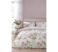 Catherine Lansfield 'Avebury Floral' Reversible Duvet Cover Set in Cream | Size: King Catherine Lansfield Cream King