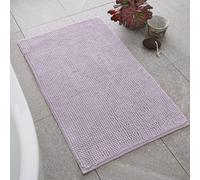 Catherine Lansfield Bath Mat, Polyester, Lilac, 50x80cm