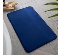 Catherine Lansfield Bath Mat Anti-Bacterial Memory Foam Navy One Size